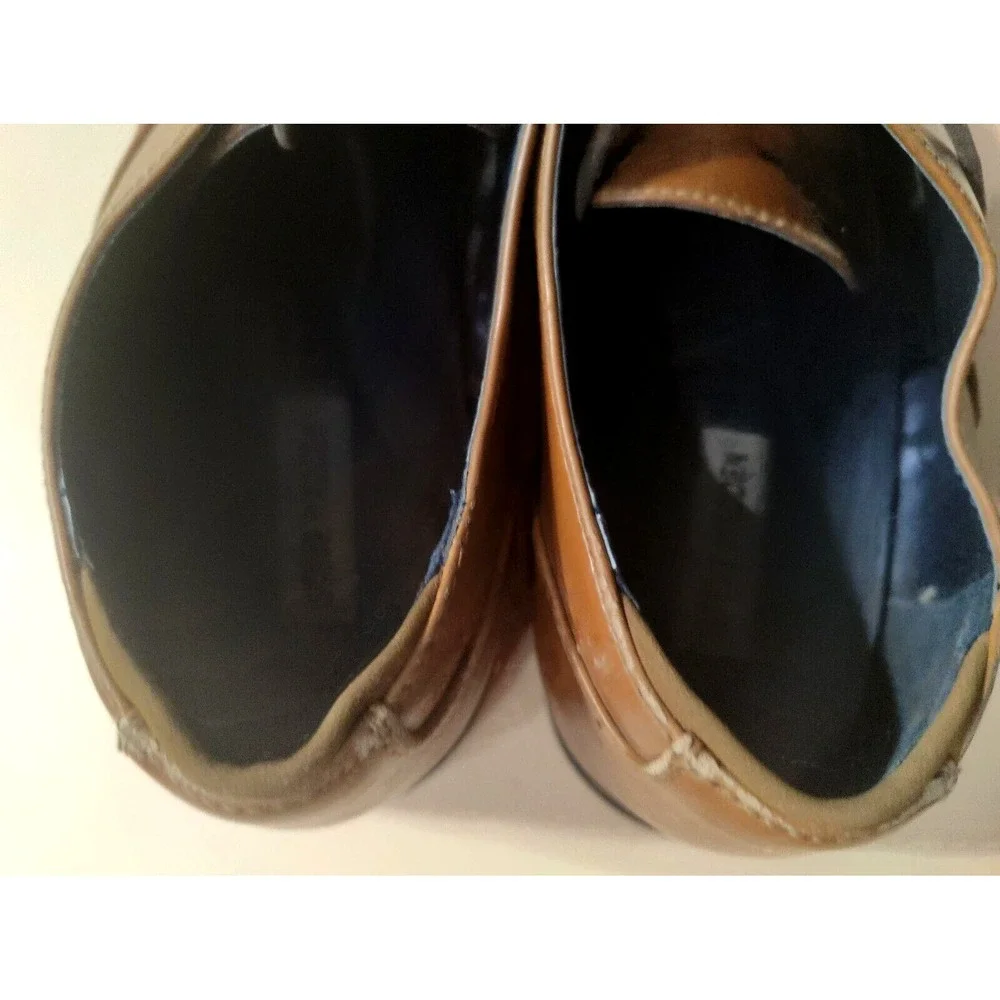 Steve Madden‎ Nunan Dress Shoes, Men's Size 12M Whiskey Brown MSRP $79.95